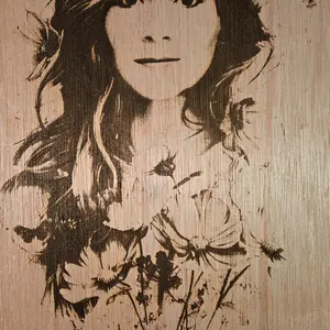 Customized Single Wood Picture Frame with Glass