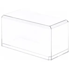 Pioneer Plastics Plastic Display Case for 1:24 Scale Cars, 9" W x 4.125" D x 4.375" H (Mailer Box)