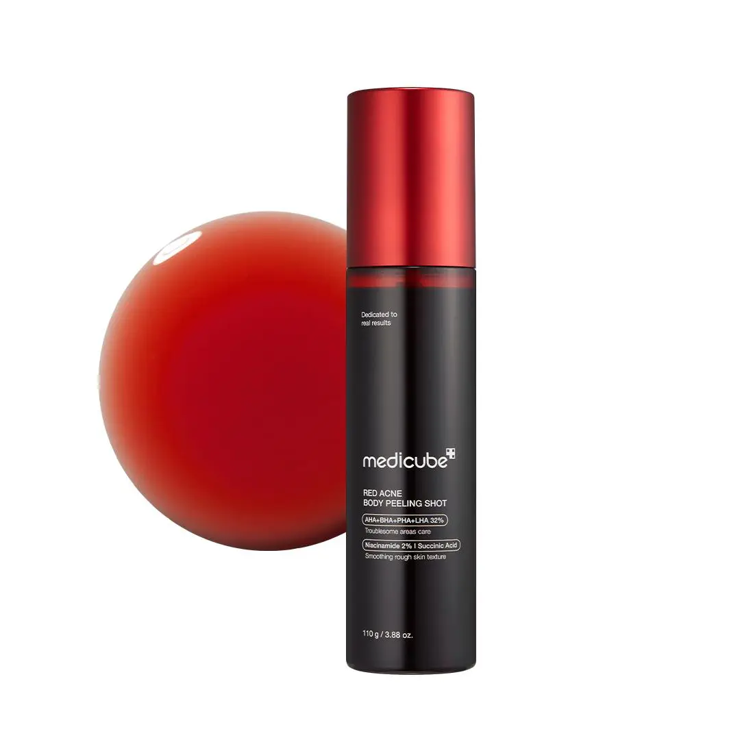 [medicube] Red Body Peeling Shot Cleanser | Bloody Powerful Solution for Body