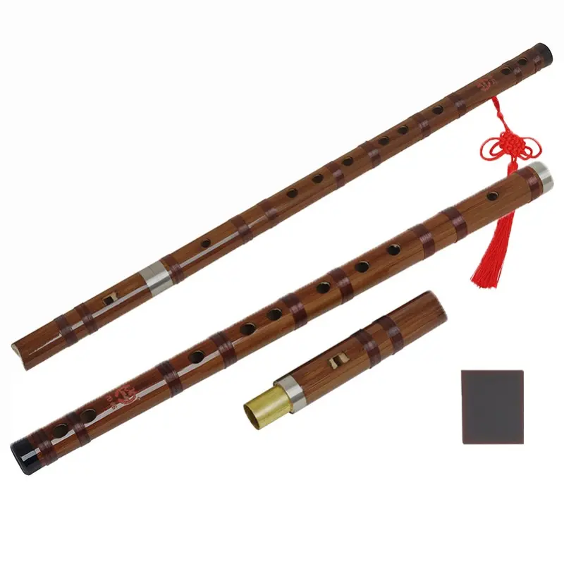 MABT Portable Bamboo Flute Smooth Finish Wooden Piccolo with Soft ABS CASE Student Flute for Beginner Practice School Use