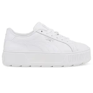 PUMA Womens Karmen L Platform Sneakers Shoes Casual - White PUMA Womens Karmen L Platform Sneakers Shoes Casual - White