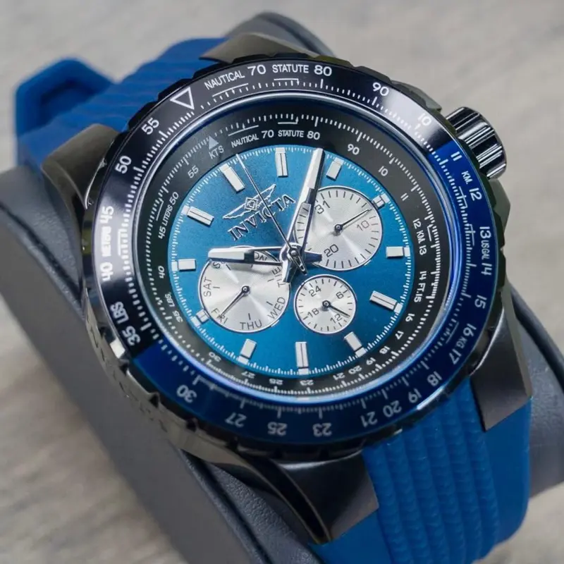 Invicta Men’s Watch - Blue Watch for Men - High Quality