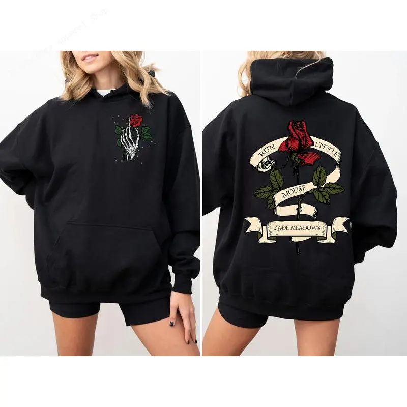 Haunting Adeline Hoodie Dark Romance Graphic Pullover Trendy Unisex Streetwear Cozy Casual Gothic-Inspired Outfit Unique Hoodie Streetwear New Garments Men Clothing Unisex Style Fashion College Gift Letter Print Hoodie TikTok Shop Oversized Cargo Pants