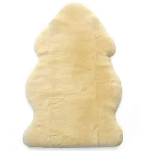 Sheepskin Rug for Babies, 100% Natural, Shorn Lambskin Wool, 2 x 3 Feet, Flax Sheepskin Rug for Babies, 100% Natural, Shorn Lambskin Wool, 2 x 3 Feet, Flax