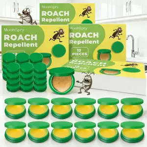 Indoor roach bait gel and trap, - 48 pieces, roach killer - home outdoor pest control dragonfly bug repellent bear spray advion cockroach Roach Bait Trap Kit moon moons pry Cockroach Killer Repellent Set