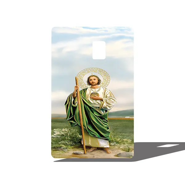 San Judas "Tadeo" Debit Card Skin/Sticker - High Quality Vinyl for Customization and Personalization