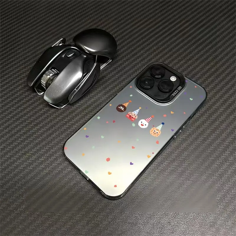 Party Snack Character Phone Case For IPhone 17 Pro Max Ip17 Air 17promax 16 Promax 16 16e 15 14 13 12 11 Case Shockproof Slim I Phone Sleeve Cases Woman Cover Luxury Protective Shell Durable