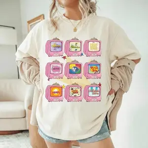 Comfort Color Retro Channel Movie Television T-Shirt, Family Matching Shirt, Channel High School Musical Shirt, Family Trip 2026