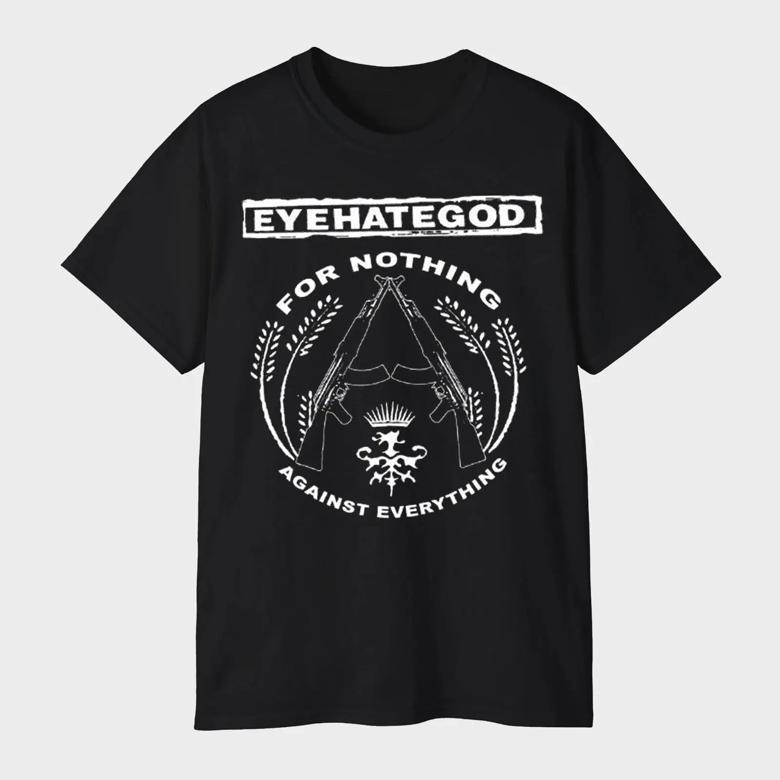 Eyehategod For Nothing Against Everything T-Shirt – Heavy Sludge Metal Graphic Tee