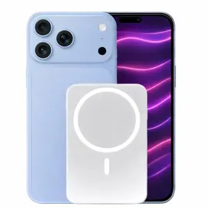 VEXOS Magnetic Power Bank, 10000mAh Magnetic Power Bank, MagSafe Wireless Fast Charger for iPhone 12–17 Pro/Pro Max, Portable Compact Battery Pack