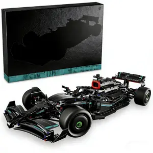 25 inches, 1642 pieces build set, 1:8 scale - DIY Kit and Building Set for Adults - Collectible Model  - Gift for Car Enthusiasts