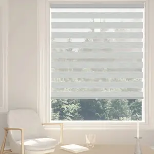 Motorized Blinds Shades Shutters Zebra Style windows Blinds Full Blackout Semi Blackout Fabric Book for Factory Hotel