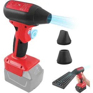 Mini Blower Compatible with Milwaukee M18 18V Battery, 1300 Speed Jet Fan with 4-Speed Control, Compressed Air Duster