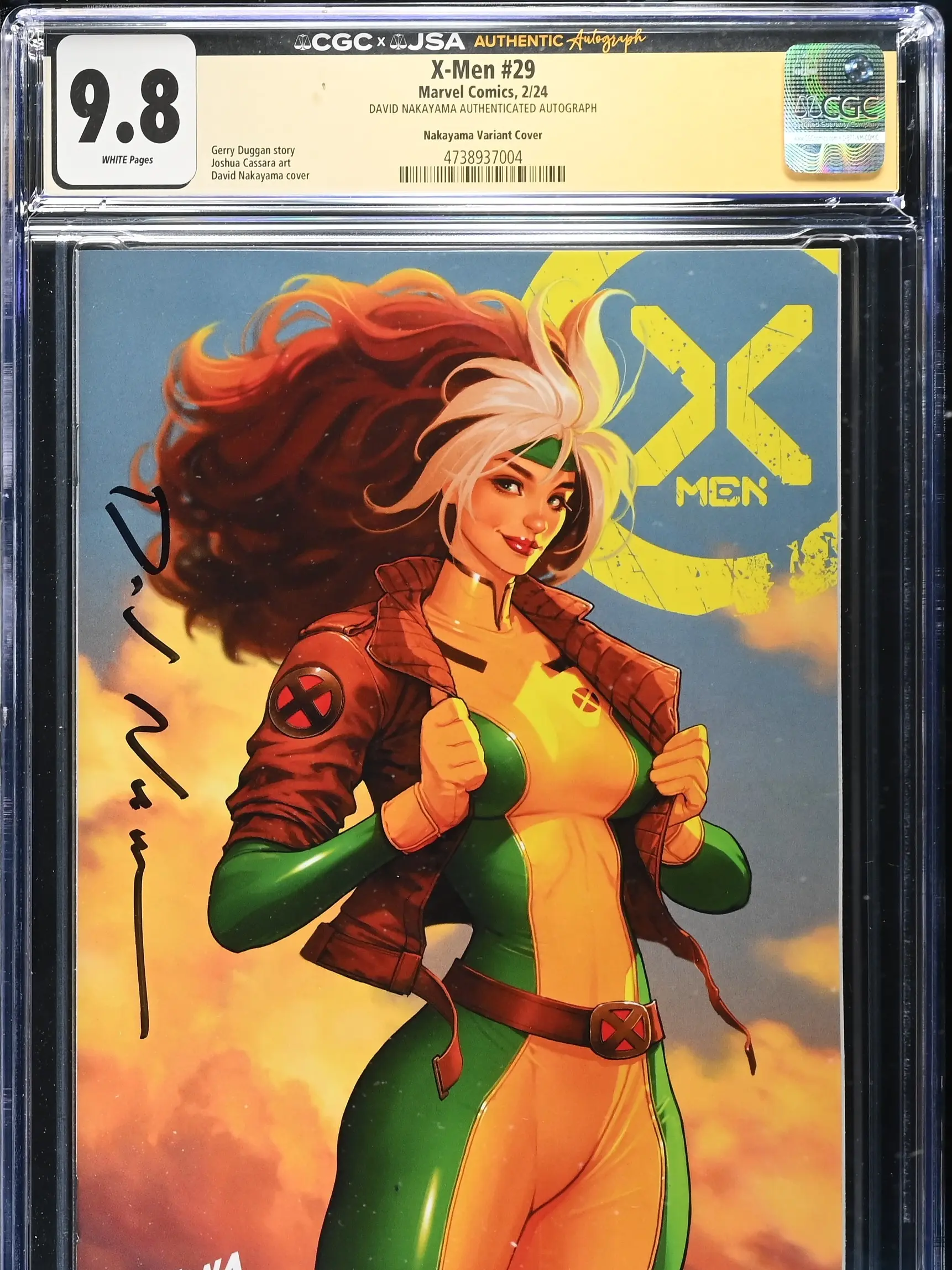 Xmn 29 CGC Signed by Nakayama
