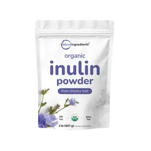 Micro Ingredients Organic Chicory Inulin Powder, 2lb