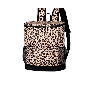 Large Capacity Cooler Backpack, 1 Count Portable Leak Proof Backpack, Waterproof Soft Edge Cooler Bag, Leakproof Cooler Bag, Insulated Cooler Bag for Outdoor Travel, Beach, Camping, Picnic, Durable Insulated Bag