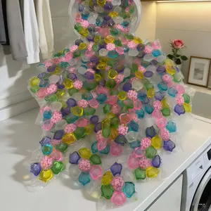 400g Laundry Pods with 7-In-1 Concentrated Fragrance, Long-Lasting Scent, Powerful Stain Removal, Odor Elimination and Fabric Softening, Laundry Clean Pods, Fragrance Detergent Beads