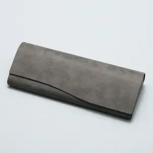 Pure Color Eyeglass Box Hard Case Anti-Drop Pressure Resistant Handmade High Aesthetic Luxury Design Flip Cover Storage Box Trendy