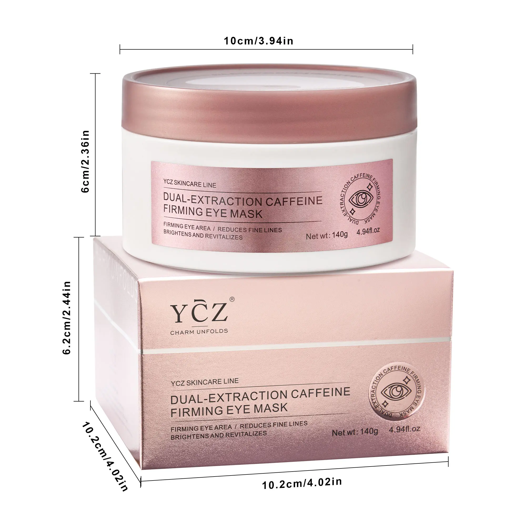YCZ Caffeine Collagen Firming Eye Mask 60 Pieces | Target