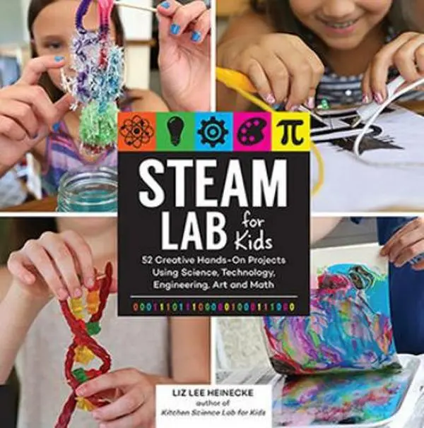 USED Book - Steam Lab for Kids: 52 Creative Hands-On Projects for Exploring Science, Technology, Engineering, Art, and Math by Heinecke, Liz Lee (Paperback) - english