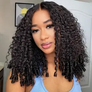 【NEW IN】FORGIRL FOREVER 13x6 Burmese Curly Wear Go Glueless Wig With Drawstring Effortless Install Ear To Ear Bleached Knots Pre-Cut Lace Frontal Wig