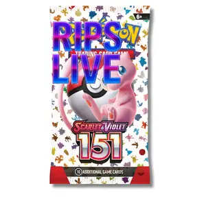 Pokemon TCG Scarlet & Violet Pokemon 151 Booster Pack RIPS LIVE