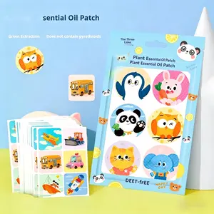 2026 Summer Animal Design Cartoon Insect Repellent Stickers,108/288pcs Cute Stick-On Patches for Kids,Suitable for Outdoor Sports for Students and Infants, Outdoor Accessory for Clothes Backpacks Chairs, Portable Camping Travel Essential，Sticker