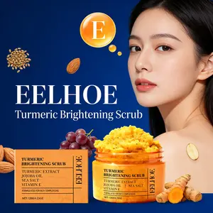 EELHOE Turmeric Brightening Scrub - Turmeric Moisturizing Exfoliating Brightening Smooth Body Care Body Scrub