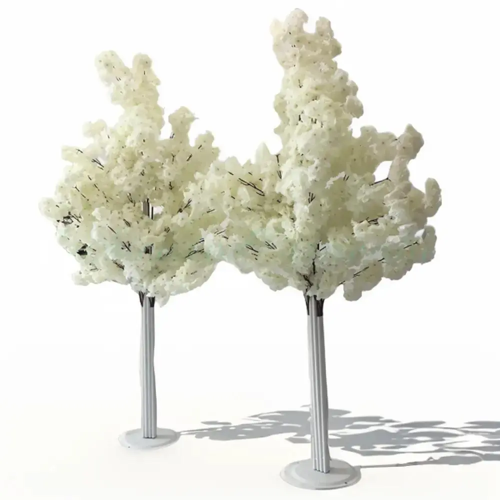 2 PCs | 5ft Tall Artificial Cherry Trees Decor Decorative Fruit Plants Nature Ornaments gladiolus  flower
