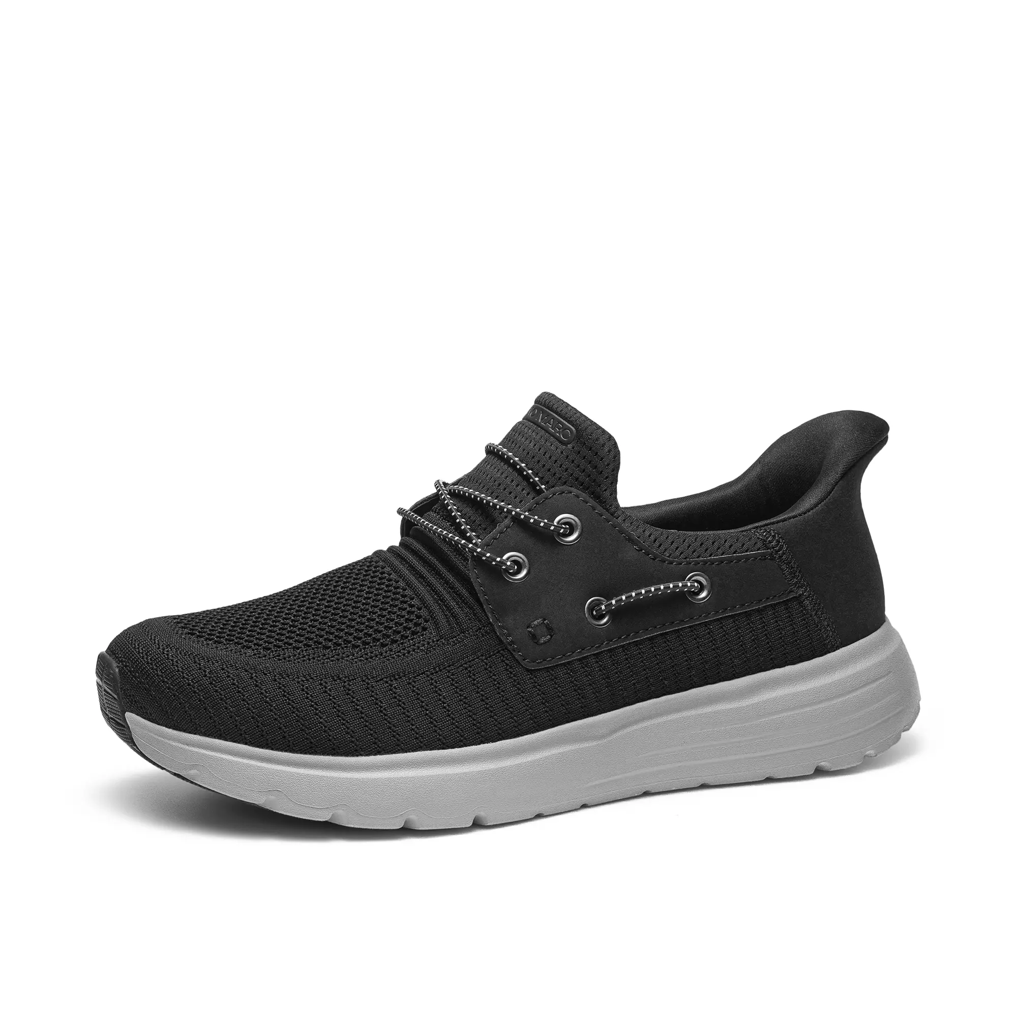【BRUNO MARC Anniversary】 Men's Mesh Lace-Free Flat Opening Lightweight Easy Walk Casual Slip-on Loafers - Stretch Lightweight Easy Walk Footwear for Male Casual Wear, Mesh Loafers, Lace-Free Loafers tiktokshopbacktoschool