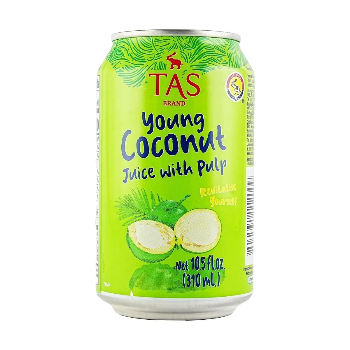 TAS Thai Coconut Jelly Drink 310ml - Refreshing Fruit Juice with Real Coconut Pieces