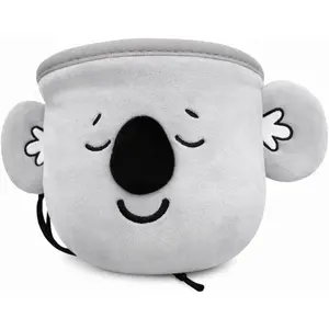 Durable Rock Climbing Chalk Bag, Bouldering Chalk Bucket with Quick-Clip Belt, Zipper Pocket and Brush Holder for Indoor Outdoor Climbing