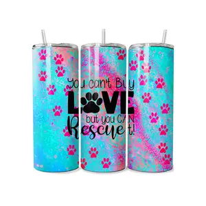 Rescue Love - 20 oz Tumbler Bottle Drinkware