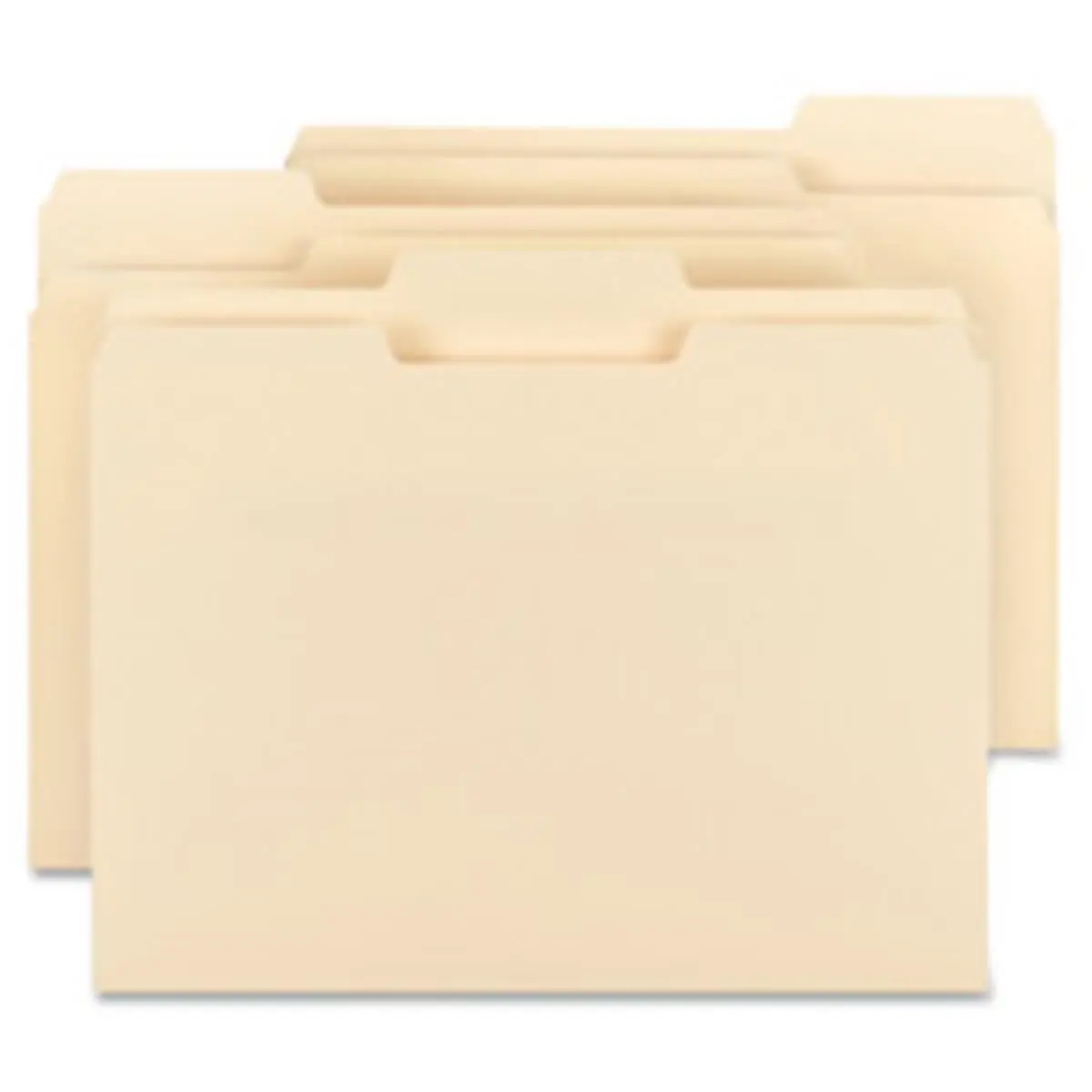 Business Source BSN78950 Manila File Folder - Letter-Size, 9-1/2 Point Stock, 1/3 Cut, 0.75 in. Expansion, 150 per Box for Organization of Seldom-Used Files