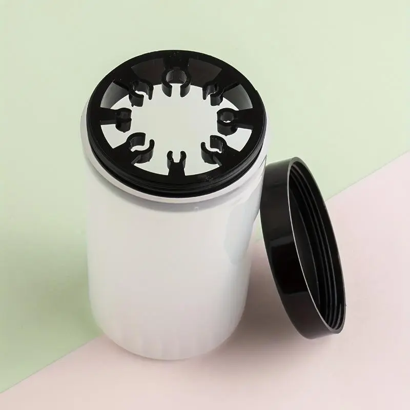 One Manicure nail tool cleaning cup with cover, one gel brush cleaning cup, nail tool holder with brush holder for cleaning and finishing - nail accessories
