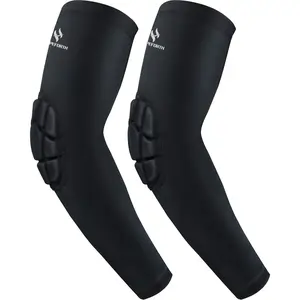 2PCS Padded Elbow Sleeves Compression Arm Protective Support