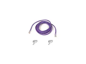 Belkin A3L791-10-PUR 10 ft. Cat 5E Purple Patch Cable