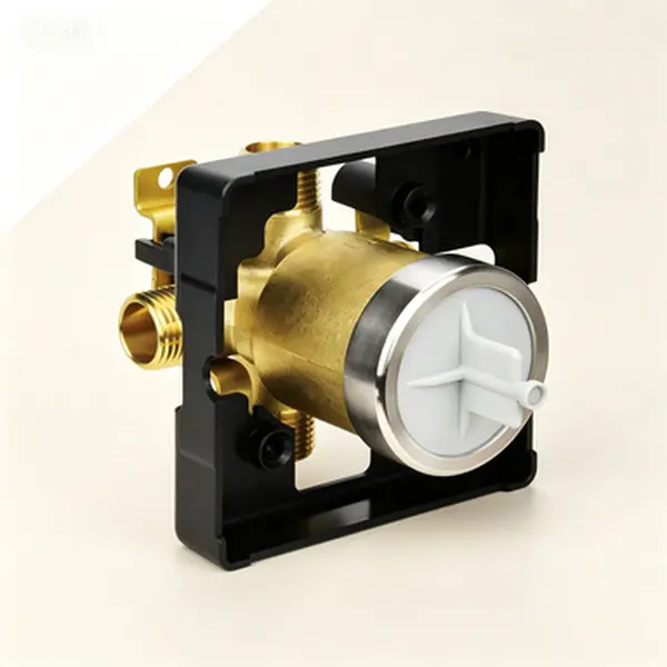 Universal Shower Valve Body Rough-In Valve for Delta MultiChoice Tub and Shower Trim Kits, Compatible with 13 14 17 and 17T Series Single or Dual-Function Trim, No Stops Included, Brass Construction