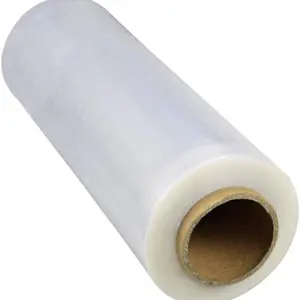 Transparent Stretch Wrap Film 5.91 Inches X 1000 Feet, Durable Self-Adhesive Plastic Pallet Packing Material, Ideal for Moving and Heavy Packaging 1 Roll