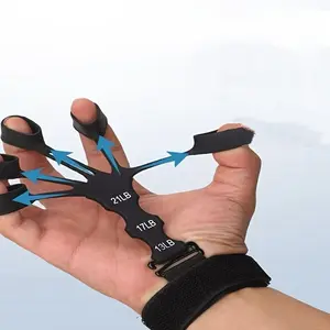 Finger Strength Trainer, 13-21lb Resistance, Adjustable Hand Exercise Device, Piano Guitar Hand Stretching Rehab Tool
