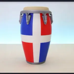 Dr Conga Style Printed Koozie - Playful Drinkware Accessories, Colorful Drink Can Holder with Secure Clamps for Easy Storage, Beach Use