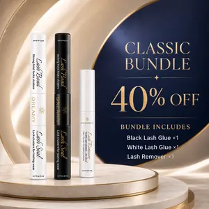 DREAMYBOND Lash Bond & Seal Kit 2-in-1 Bond & Seal Waterproof Sweatproof Cluster Lash Glue, Strong Long-Lasting Hold for Travel, Vacation, Beach Days, Pool Parties, Swimming & Summer Outdoor DIY Lash Extensions