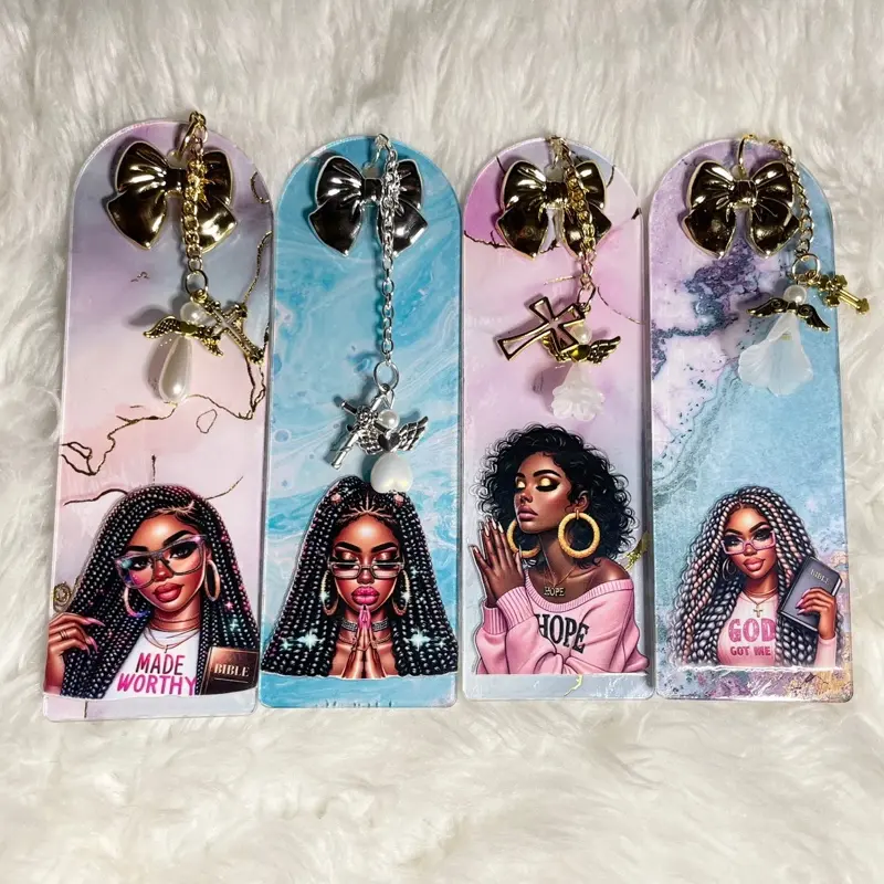 Acrylic Bible Bookmarks with Unique Designs and No Additional Attributes