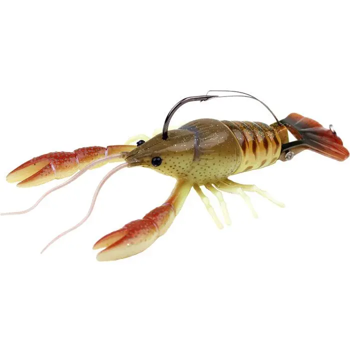 Clackin' Crayfish Lure, 2¾ inch Jointed Swimbait with a Realistic Pattern, Sinking Hard Bait with Lifelike Action for Bass Crayfish Fishing, 1 5/16 Oz, 3 3/4 Inches, Bass Fishing Lures, Crayfish Shape