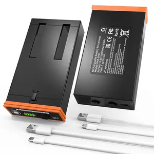 2 Pack Rechargeable Battery Pack 5000mAh Lithium for Moultrie Edge Cellular Trail Camera Long Lasting Charging Durable & Safe