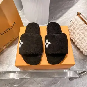Women's Plush Platform Slippers-Comfy Height-Boost Cotton Shoes,Non-Slip Outdoor Casual Wear for 2025 Autumn winter