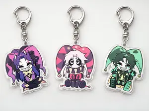 The Freak Circus: Pierrot, Jester, Harlequin Keychain