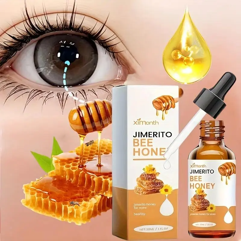 Genuine Honey Eye Cleansing Serum, Honey Eye Care Serum, Eye Essence, Natural Plant-Based Formula for Gentle Eye Care & Daily Comfort, Unisex Eye Care Product Eye Care Routine