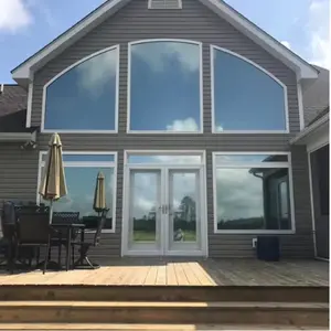 Sun Protection Insulation Film Window Glass Sticker, Window Privacy Films, Sunroom Balcony Shade Privacy Transparent Single-Sided Film, Ca Prop 65 Compliant