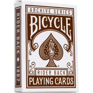 Bicycle Playing Cards Archive Series #2 - 1887 Rider Back Collectible Card Game, Classic Design, Genuine Replica, Recyclable Paper, Collectors' Item